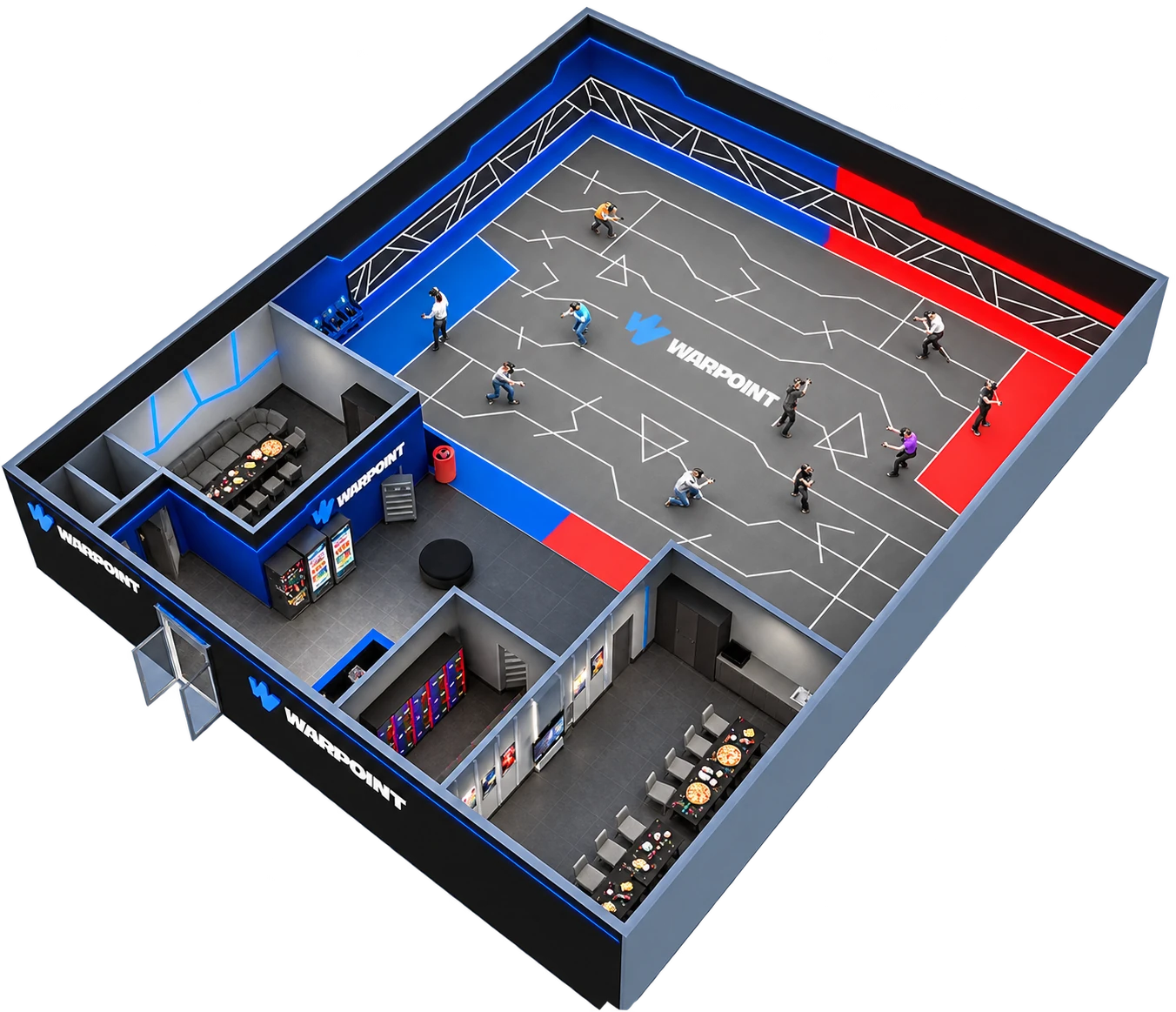 Планировка WARPOINT АРЕНА