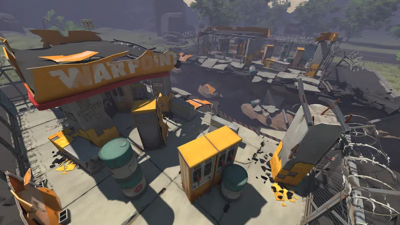 Локация «Пропасть» в игре WARPOINT ARENA