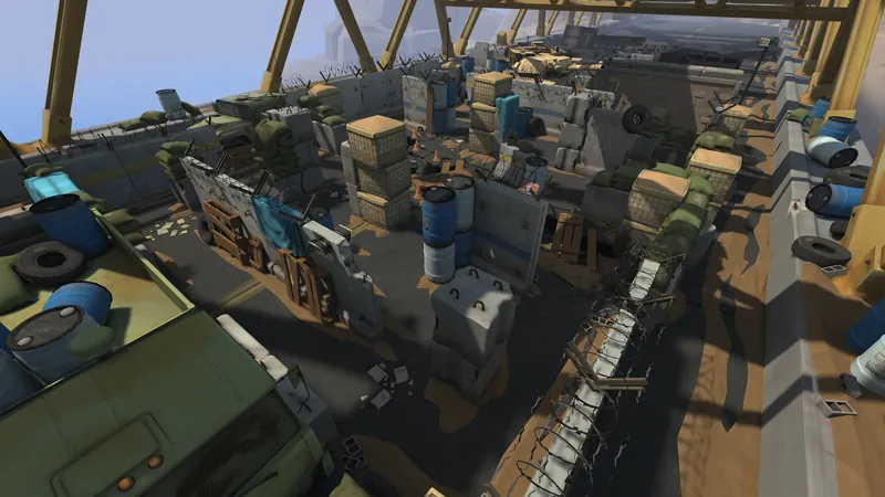 Локация «Мост» в игре WARPOINT ARENA