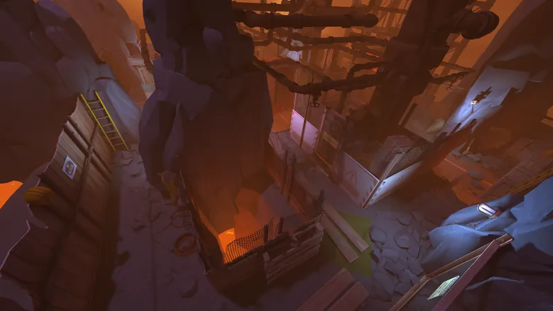 Локация «Шахта» в игре WARPOINT ARENA