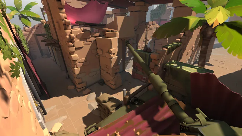 Локация «Руины» в игре WARPOINT ARENA