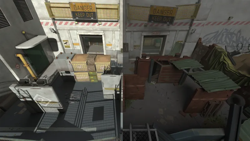 Локация «Стена» в игре WARPOINT ARENA